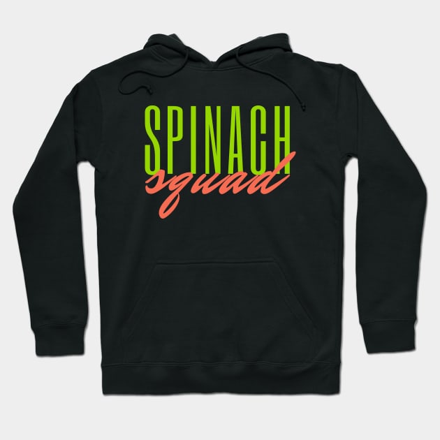 Spinach Squad Veg Vegan Gift Hoodie by Printorzo